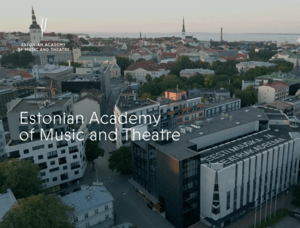 A birdview picture of the Estonian Academy of Music and Theatre