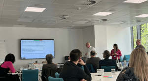 Participants in a meeting room attending the 