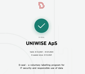 UNIwise D-seal certification